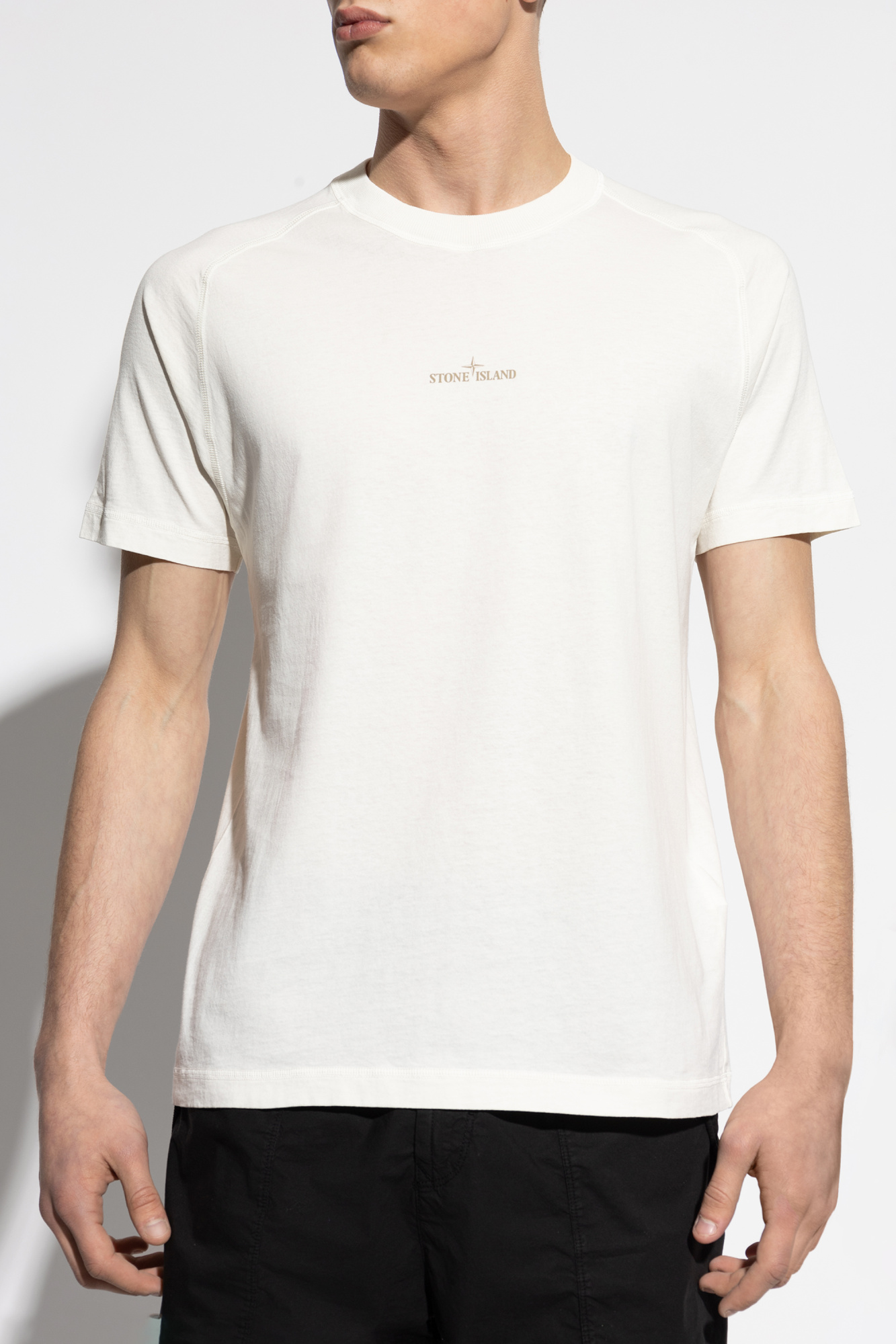 Stone Island T-shirt with printed logo | Men's Clothing | Vitkac Stone Island T-shirt with printed logo | Men's Clothing | Vitkac